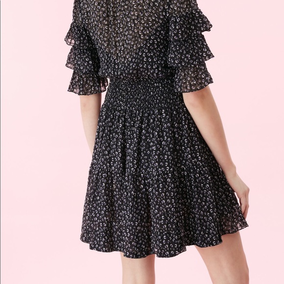 Rebecca Taylor cheetah print ruffle dress - Picture 7 of 7